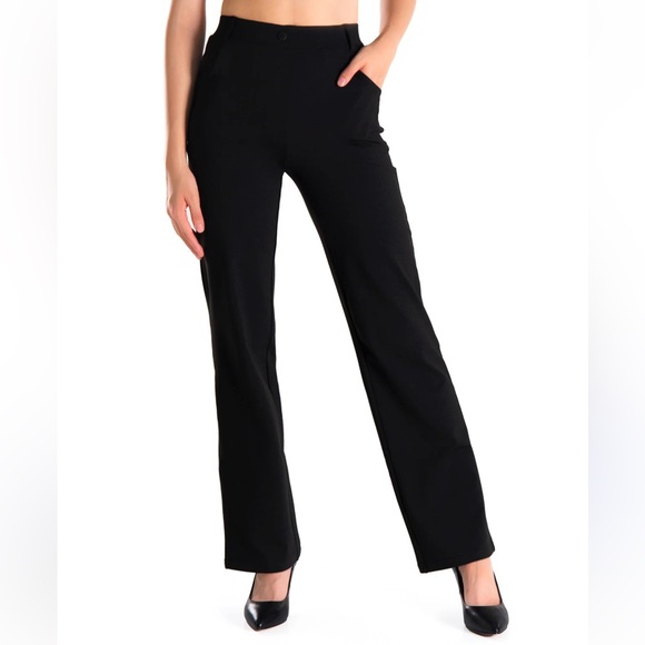 Yogipace Women’s Black Belt Hoop‎ Elastic Waist Pants Pull On Pants. Size XL - Picture 1 of 15